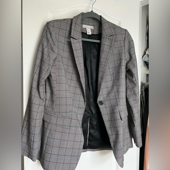 Lightly Checker Patterned Blazer - Picture 2 of 2